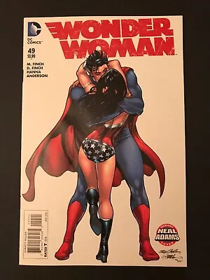 Buy VARIANT   Superman Kissing WONDER WOMAN 49 - Neal Adams Variant Variant HTF • 36.03£