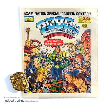Buy 2000AD Prog 421 Judge Dredd Comic Book Issue Very Good To Excellent Condition () • 6.99£