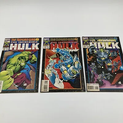 Buy Incredible Hulk # 413 414 416 Troyjan War 3 Out Of 4 Marvel Comics • 5£