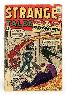 Buy Strange Tales #104 GD 2.0 1963 1st App. Paste-Pot Pete • 44.27£