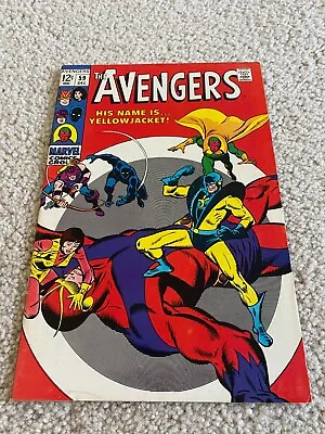 Buy Avengers  59  VF  8.0  High Grade  Iron Man  Captain America  Thor  Vision • 161.87£