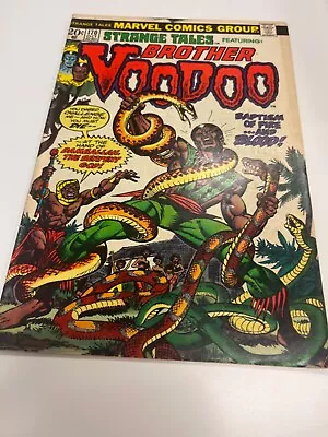 Buy Strange Tales #170 (1973) Origin & 2nd App Brother Voodoo - 5.0 Vg/f (marvel) • 36.77£