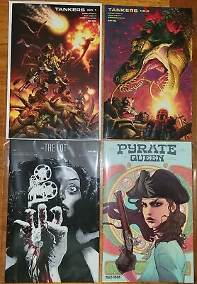 Buy Lot Of Bad Idea Comics Tankers 1 2 The Lot Pyrate Queen First Prints Free Ship • 19.76£