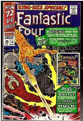 Buy Fantastic Four Annual #4 Marvel Comics 1966 4.0/vg 1st App Quasimodo Cgc It! • 20.47£