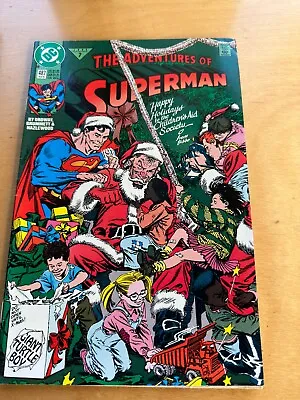 Buy VTG CHRISTMAS DC ADVENTURES Of SUPERMAN # 487 FEB 1992 COMIC BOOK • 7.22£