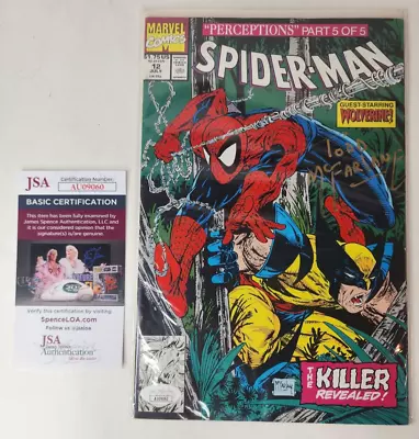 Buy SPIDER-MAN  Perceptions  Part 5 Of 5 JSA Authenticated Todd McFarlane Autograph • 80.34£