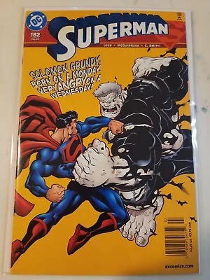 Buy Superman #182 2002 DC COMIC BOOK 9.4 V6-96 • 7.88£
