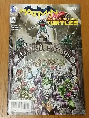 Buy Batman Teenage Mutant Ninja Turtles #5 Arkham Asylum Dc Comics Idw June 2016 < • 3.99£