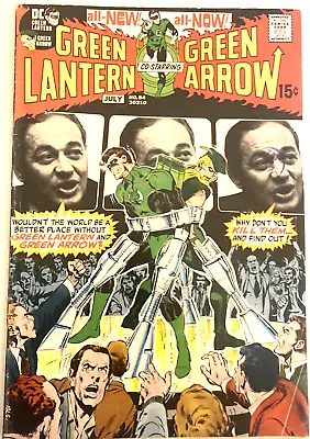 Buy Green Lantern # 84. July 1971.  Neal Adams-part Photo Bondage Cover.  Fn 6.0 • 20.69£