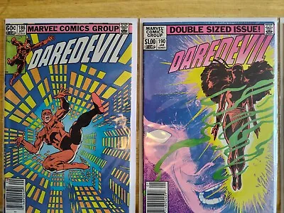 Buy Daredevil #186,190,198 G/VG • 7.14£