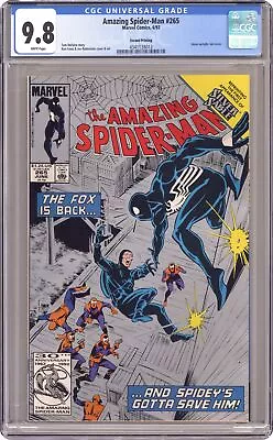 Buy Amazing Spider-Man #265B 2nd Printing CGC 9.8 1992 4341138012 1st Silver Sable • 99.94£