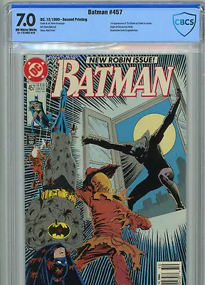 Buy Batman #457 (1990) | 7.0 FN/VF | Ultra Rare 2nd Printing Newstand 1st Tim Drake • 1,869.95£