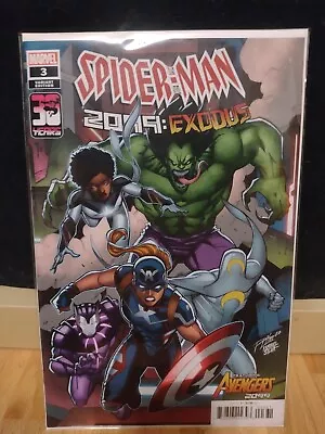 Buy Spider-Man 2099: Exodus #3 (08/2022) Ron Lim Connecting Variant VF Marvel Comics • 3£