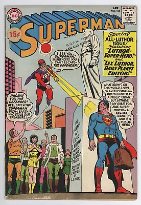 Buy SUPERMAN #168 - 3.0 - LEX LUTHOR - Curt Swan Cover - 1964 • 15.21£