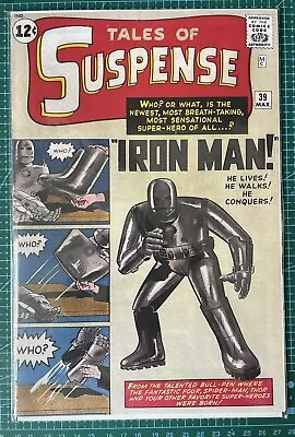 Buy Tales Of Suspense #39 NM Facsimile Nov 2020 1st Iron Man 1963  NEW COVER JACKET • 45.60£