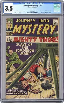 Buy Thor Journey Into Mystery #102 CGC 3.5 1964 1555246014 1st App. Sif • 215.87£