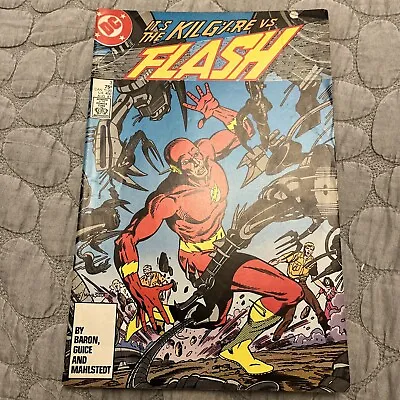 Buy The Flash #3 It's The Kilgire Vs Flash  1987 DC Comics • 1.25£