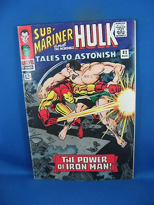Buy Tales To Astonish 82 Vg F Iron Man 1966 • 23.99£