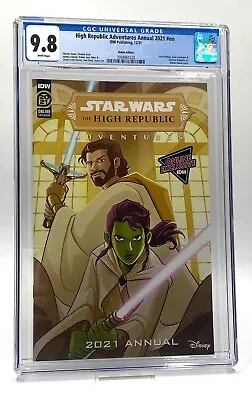 Buy Star Wars The High Republic Adventures Annual #1 2021 IDW Online Edition CGC 9.8 • 199.99£