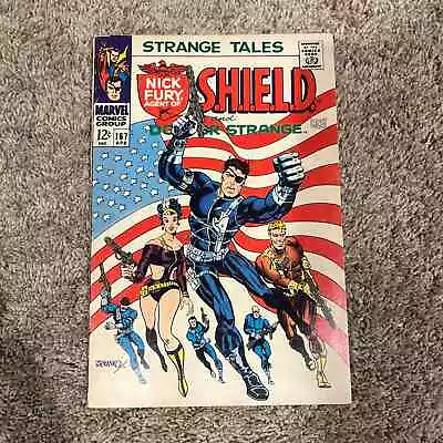 Buy Strange Tales #167 Marvel Comic Nick Fury Doctor Strange 12¢ • 39.50£