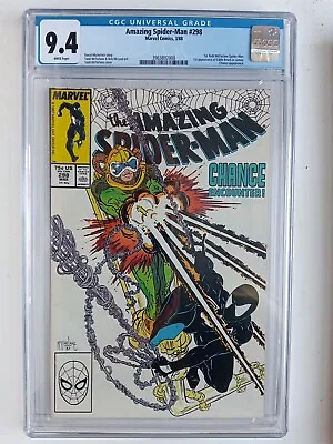 Buy Amazing Spider-man #298 Cgc 9.4 White Pages! • 125£