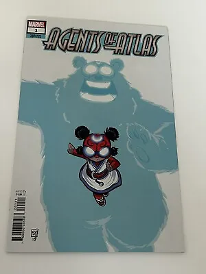 Buy Agents Of Atlas #1 Skottie Young Baby Variant Cover Marvel Comics • 15£