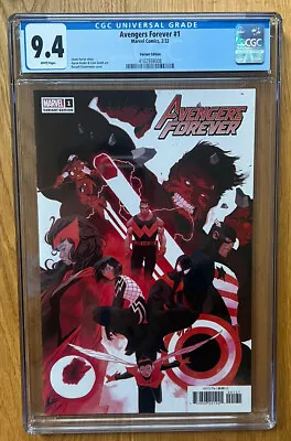 Buy Avengers Forever #3 Variant Edition Cover CGC 9.4 • 27.76£