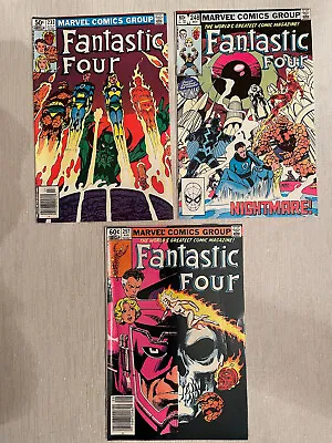 Buy Fantastic Four #232,248, 257 (1981) VF/NM- 9.2+ 1st Byrne Art  Galactus Inhumans • 14.81£