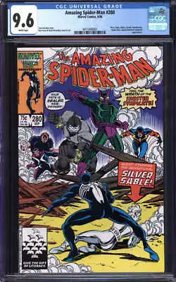 Buy Amazing Spider-man #280 Cgc 9.6 White Pages // Marvel Comics 1986 • 55.97£