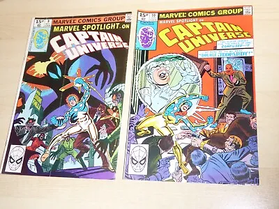 Buy 2 X Marvel Spotlight #9 & 10 1st App Captain Universe Vol2 1980 Marvel Comics VG • 1.99£