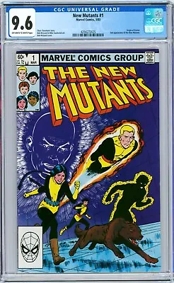 Buy New Mutants #1 1983 Marvel CGC 9.6 2nd (& 3rd) Team App. & Origin Of Karma • 52.83£