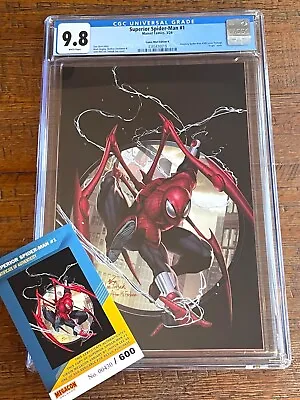 Buy Superior Spider-man #1 Cgc 9.8 Inhyuk Lee Megacon Variant-c #300 Homage Le 600 • 96.07£