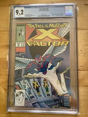 Buy Marvel X-Factor #24 (1988) CGC Graded 9.2 1st Archangel & Apocalypse, Key Issue • 85£