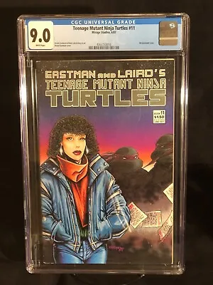 Buy Teenage Mutant Ninja Turtles #11 1987, White Pages, CGC 9.0 EXTREMELY RARE! • 95.94£
