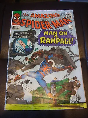 Buy Amazing Spider-Man #32 1966 GD Pence Copy  • 50£