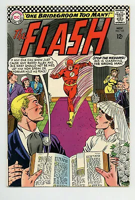 Buy Flash #165 5.0 Flash Marries Iris West Professor Zoom App Ow Pages 1966 • 21.72£