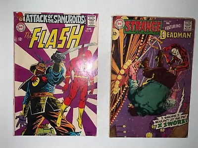 Buy DC Comics 2 Book 1968 Silver Age Lot : Flash #181 & Strange Adventures #209 • 19.98£