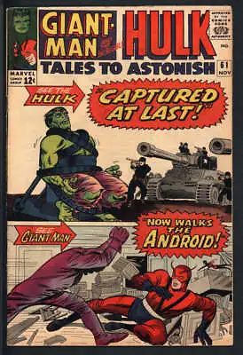 Buy Tales To Astonish #61 4.0 // Jack Kirby Cover Marvel Comics 1964 • 30.83£