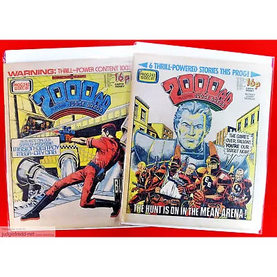 Buy 2000AD PROG 242-243 1981 UK 2 Comics + Bag And Boards See Description (Lot 941 • 7.99£