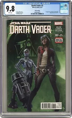 Buy Star Wars Darth Vader #3 Granov Variant 3rd Printing CGC 9.8 2015 3848199012 • 267.16£