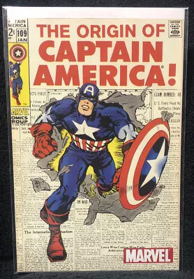 Buy Captain America #109 (Marvel 2002) Origin Of Captain America - JC Penny Reprint • 7.88£