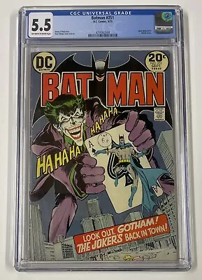 Buy Batman #251. Sept 1973. Dc. 5.5 Cgc. Classic Neal Adams Joker Cover! • 350£
