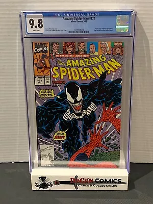 Buy Amazing Spider-Man # 332 Cover A CGC 9.8 Marvel 1990 Venom Appearance • 119.93£