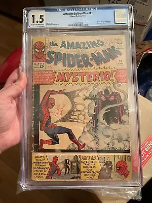 Buy The Amazing Spiderman 13 1964 CGC 1.5 • 436.10£