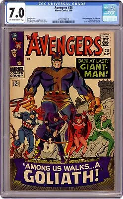 Buy Avengers #28 CGC 7.0 1966 4218770018 1st App. The Collector • 126.65£