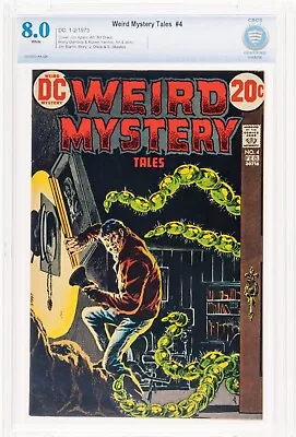 Buy WEIRD MYSTERY TALES 4 White Pages HORROR 1973 CBCS 8.0 DC COMICS Cgc • 116.43£