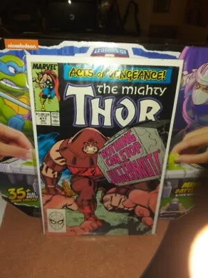 Buy The Mighty Thor #411 - Marvel 1989 - 1st App New Warriors - Juggernaut!👀 - (VF) • 20.87£