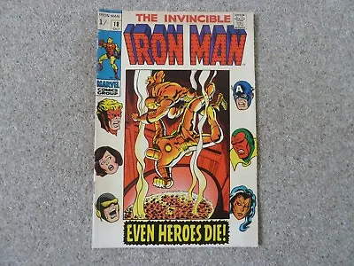 Buy Marvel Comics Group Number 18 From October 1969 - The Invincible Ironman • 25£