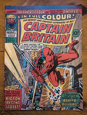 Buy Captain Britain Comic #8 (01/12/1976). 1st Appearance Betsy Braddock/Psylocke • 500£