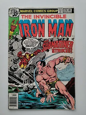 Buy THE INVINCIBLE IRON MAN #120 1st APPEARANCE JUSTIN HAMMER MARVEL 1979 VG • 28.02£